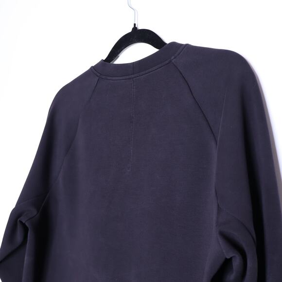 LULULEMON Perfectly Oversized Crew Neck Sweatshirt Black Athleisure Women's 4 - Picture 4 of 9